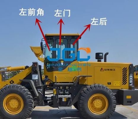 L933D Loader หน้าหยุด หลังหยุด ซ้ายและขวา หน้าต่างด้านด้านมุม กระจกหน้า