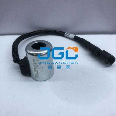 พิเล็ตเซฟตี้ล็อค โซเลนอยด์แวลล์โค้ล 12v 24v สําหรับ XE135 XE150 XE215 XE245 XE305 อุปกรณ์เสริมเครื่องขุด 1019