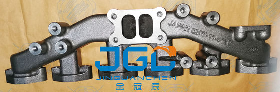 PC200-6 6D95 อะไหล่เครื่องยนต์ดีเซล ช่องออกสั้น 6207-11-5190