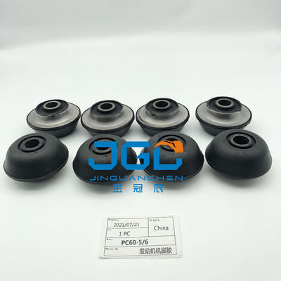 เครื่องขุด PC60-5-6 เครื่องยนต์ดีเซล คูชั่นรองรับสําหรับเครื่องยนต์ คูชั่น