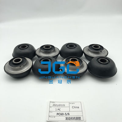 เครื่องขุด PC60-5-6 เครื่องยนต์ดีเซล คูชั่นรองรับสําหรับเครื่องยนต์ คูชั่น