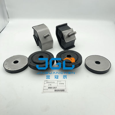 ขายปลีก อุปกรณ์ย่อยเครื่องขุด หลังตลาด โรงงานสนับสนุนโรงงานยางจีน SK60-5/6/7 การติดตั้งหมอนเครื่องยนต์