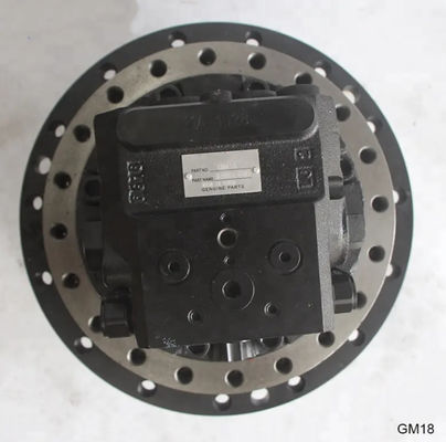 เครื่องขุดเครื่องยนต์ไฮดรอลิก เดินทางกล่องเกียร์ GM18 TM18 Final Drive Assy สําหรับ PC100 PC120 PC130 PC128UU PC110-7