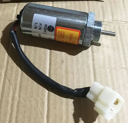 เครื่องขุด อิเล็กทรอนิกส์ ชิ้นส่วน หยุด สวิตช์โซเลนอยด์ SK75 897209-1152 4LE1 EX55 897329-5680 12V 24V