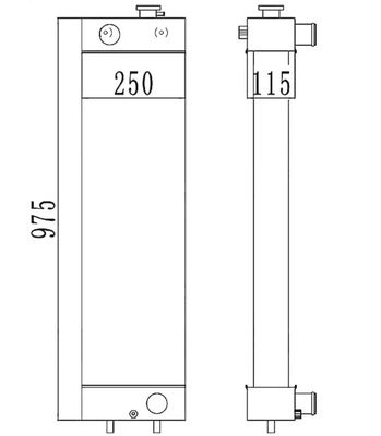 OEM 22B-03-12110 คุณภาพ PC128 PC138US-2 เครื่องปลูกหิน