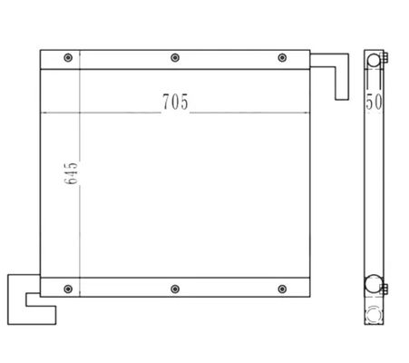 เครื่องขุดคุณภาพสูง EX100-1 EX120-1 เครื่องเย็นน้ํามัน 4285627