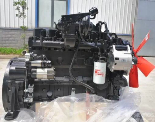 132kw เครื่องยนต์เย็นด้วยน้ํา ประกอบเครื่องจักรกล 6BTA5.9-C180 เครื่องยนต์ดีเซลในการก่อสร้าง