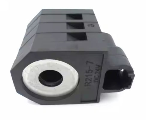 YU'AN 24V Excavator Solenoid Valve Coil XKBL-00004 สําหรับ R210LC-7 R215LC-7