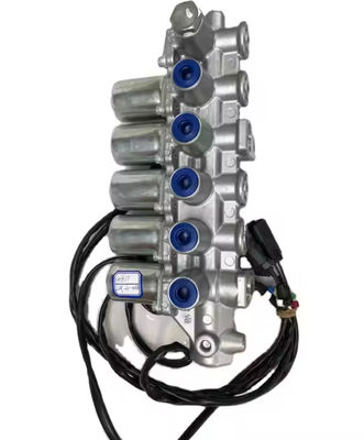 วาล์วควบคุม excavator PC200-8 วาล์ว solenoid ของ excavator ส่วนประกอบ 20Y-60-41611 20Y-60-41612 อะไหล่