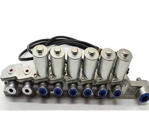 วาล์วควบคุม excavator PC200-8 วาล์ว solenoid ของ excavator ส่วนประกอบ 20Y-60-41611 20Y-60-41612 อะไหล่