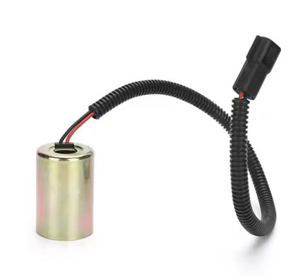 DH60-5 DH60-7 Excavator Solenoid Valve Coil 12V 52.6 มม.