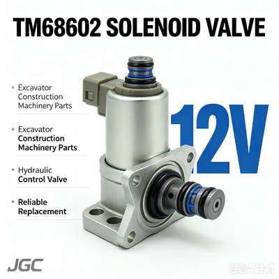 อะไหล่เครื่องบดเครื่องก่อสร้าง TM68602 วาล์วโซเลนอยด์ 12 วอล