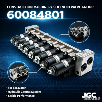 60084801 กลุ่มโซลินอยด์วาล์ว เหมาะสำหรับรถขุดทุกรุ่น