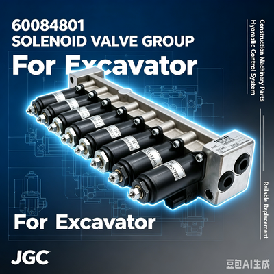 60084801 กลุ่มโซลินอยด์วาล์ว เหมาะสำหรับรถขุดทุกรุ่น