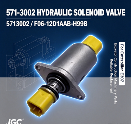 สำหรับ 571-3002 5713002 รถขุด E307 วาล์วโซลินอยด์ไฮดรอลิก F06-12D1AAB-H99B