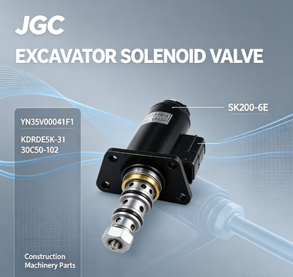 โซลินอยด์วาล์วรถขุด SK200-6E YN35V00041F1 KDRDE5K-31 30C50-102