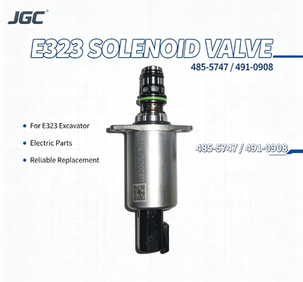 เครื่องขุดไฟฟ้า E323 วาล์วโซเลโนอิด 485-5747 491-0908