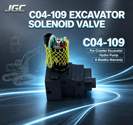 ราคาดีที่สุด C04-109 เครื่องขุดพั๊มขบวน ปั๊มซอลีนอยด์สําหรับสําหรับปั๊มน้ํา เครื่องจักรกลก่อสร้าง 6 เดือนรับประกัน
