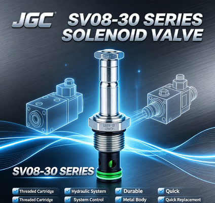 SV08-30 ซีรีส กล่องกล่องกล่องฮิดรอลิกซอลีนอยด์วาล์ว