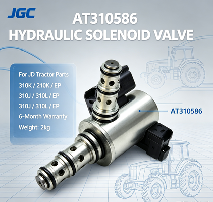 AT310586 วาล์วโซลินอยด์ไฮดรอลิกใหม่สำหรับอะไหล่รถแทรกเตอร์ JD 310K/210K/EP/310J/310L/EP รับประกัน 6 เดือน 2 กก.