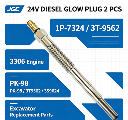 1P-7324 3T-9562 24V Glow Plug 2 PCS 3306 เครื่องยนต์ SONOCMP ไดเซล Glow Plug สําหรับ PK-98 3T9562 3S9624