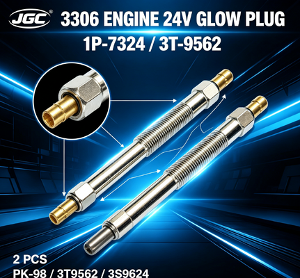 1P-7324 3T-9562 24V Glow Plug 2 PCS 3306 เครื่องยนต์ SONOCMP ไดเซล Glow Plug สําหรับ PK-98 3T9562 3S9624