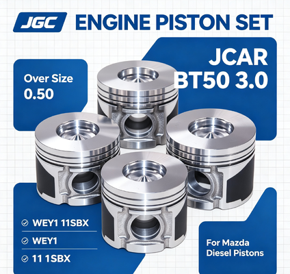 JCAR BT50 3.0 โอเวอร์ไซส์ 0.50 WEY1 11SBX ชุดลูกสูบพร้อมปลอกสูบสำหรับ Mazda Diesel