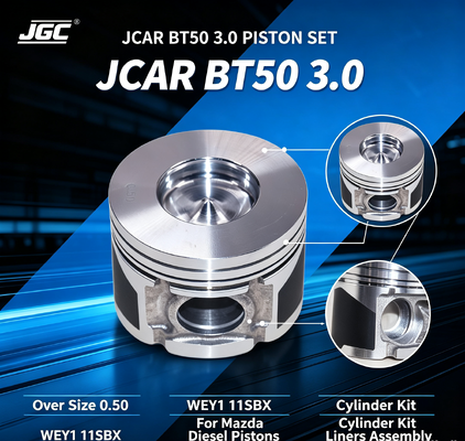 JCAR BT50 3.0 โอเวอร์ไซส์ 0.50 WEY1 11SBX ชุดลูกสูบพร้อมปลอกสูบสำหรับ Mazda Diesel