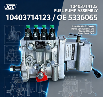 10403714123 OE 5336065 สําหรับ 4BTA39-G2 เครื่องปั๊มเชื้อเพลิง 70KW การติดตั้งมาตรฐานสําหรับเครื่องยนต์เผาไหม้ภายใน