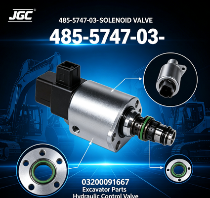 485-5747-03- 03200091667 SOLENOID VALVE อะไหล่เครื่องขุดคุณภาพดี
