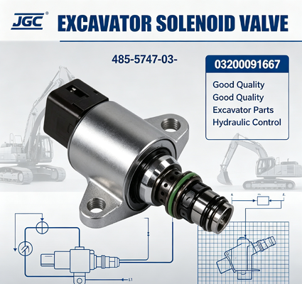 485-5747-03- 03200091667 SOLENOID VALVE อะไหล่เครื่องขุดคุณภาพดี