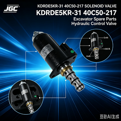 KDRDE5KR-31 40C50 -217 วาล์วซอลีนอยด์ เหมาะสําหรับอะไหล่เครื่องขุด