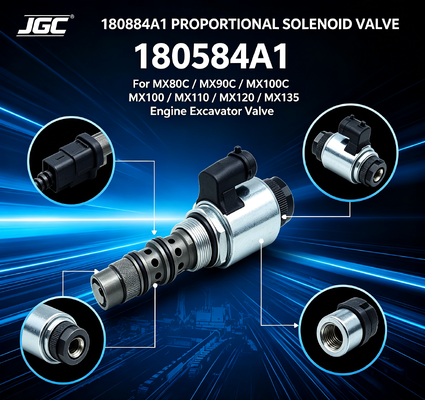 180584A1 วาล์วโซเลนอยด์สัดส่วนสําหรับ MX80C MX90C MX100C MX100 MX110 MX120 MX135 อะไหล่วาล์วเครื่องขุด