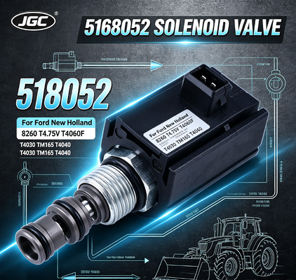 5168052 ชิ้นส่วนรถขุด โซลินอยด์วาล์วสำหรับ Ford New Holland 8260 T4.75V T4060F T4030 TM165 T4040