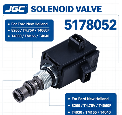 5168052 ชิ้นส่วนรถขุด โซลินอยด์วาล์วสำหรับ Ford New Holland 8260 T4.75V T4060F T4030 TM165 T4040