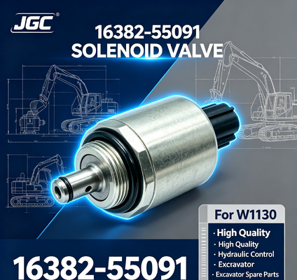 16382-55091 วาล์วโซลินอยด์คุณภาพสูงสำหรับรถขุด W1130