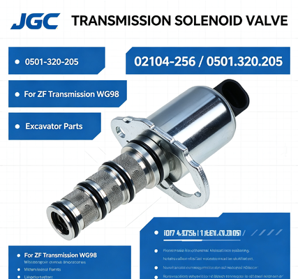 02104-256 0501-320-205 อะไหล่เครื่องขุด วาล์วโซเลนอยด์สําหรับ Zf การส่ง Wg98