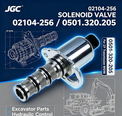 02104-256 0501-320-205 อะไหล่เครื่องขุด วาล์วโซเลนอยด์สําหรับ Zf การส่ง Wg98