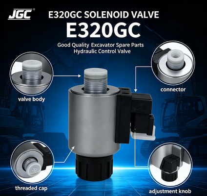 E320GC คุณภาพดี อุปกรณ์สํารองเครื่องขุด SOLENOID VALVE