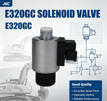 E320GC คุณภาพดี อุปกรณ์สํารองเครื่องขุด SOLENOID VALVE