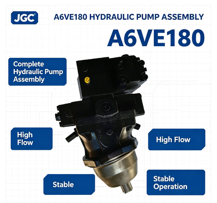 A6VE180 ชุดปั๊มไฮดรอลิกครบวงจร การไหลสูง การทำงานที่เสถียร
