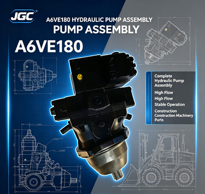 A6VE180 ชุดปั๊มไฮดรอลิกครบวงจร การไหลสูง การทำงานที่เสถียร