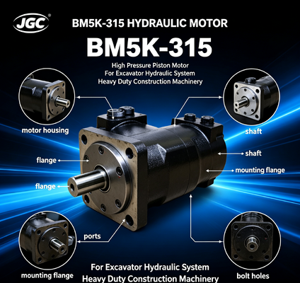 BM5K-315 เครื่องยนต์ไฮดรอลิก เครื่องยนต์พิสตันแรงดันสูง สําหรับเครื่องขุด เครื่องยนต์ไฮดรอลิก เครื่องจักรกลก่อสร้างหนัก