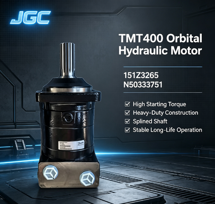 TMT400 | 151Z3265 | N50333751 มอเตอร์ไฮดรอลิกแบบวงโคจรสำหรับรถขุด รถตัก รถเกี่ยวข้าว มอเตอร์รอบต่ำ แรงบิดสูงสำหรับงานหนัก