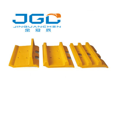 Crawler Excavator Crane ช่วงล่างอะไหล่ Single Grouser Track Pads