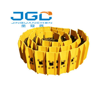 Crawler Excavator Crane ช่วงล่างอะไหล่ Single Grouser Track Pads