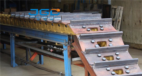 Crawler Excavator Crane ช่วงล่างอะไหล่ Single Grouser Track Pads